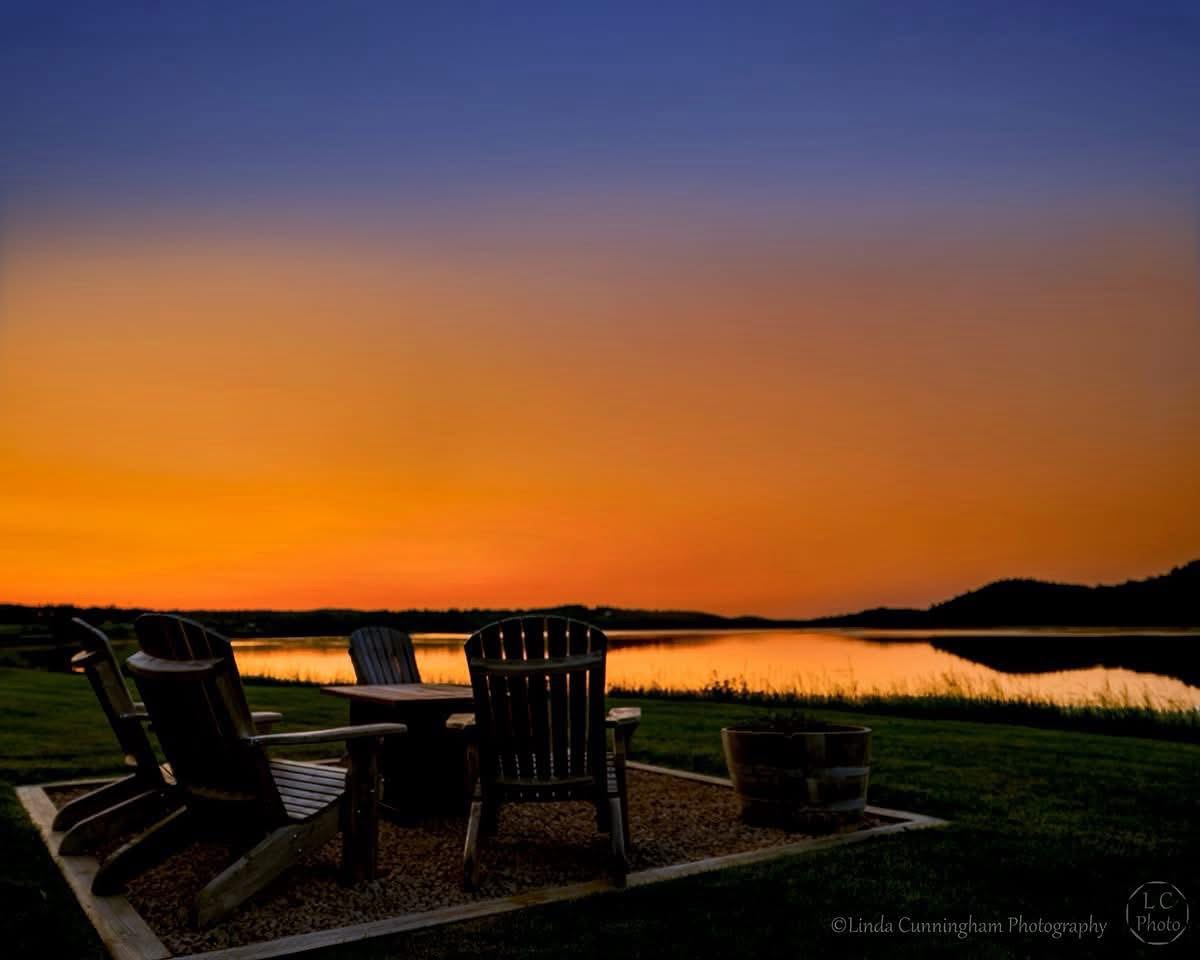 Sunset over the Machias River